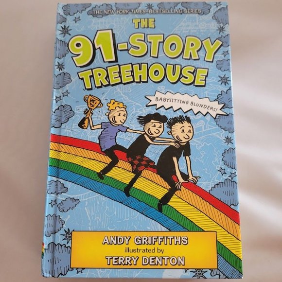 The 91 Story Treehouse Babysitting Blunders Andy Griffiths Hardcover Book 7 - Picture 2 of 9